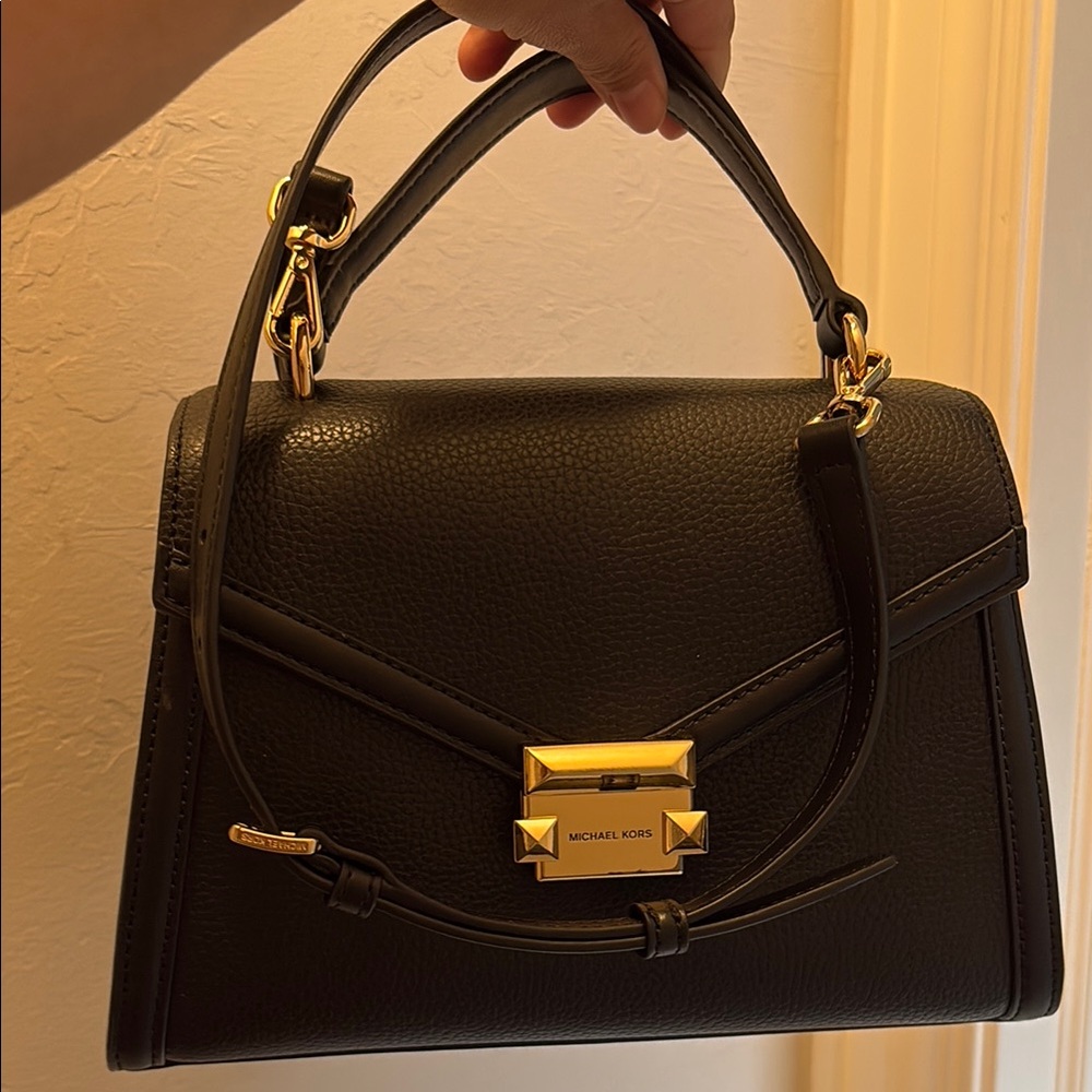 Michael Kors Black Leather Handbag
